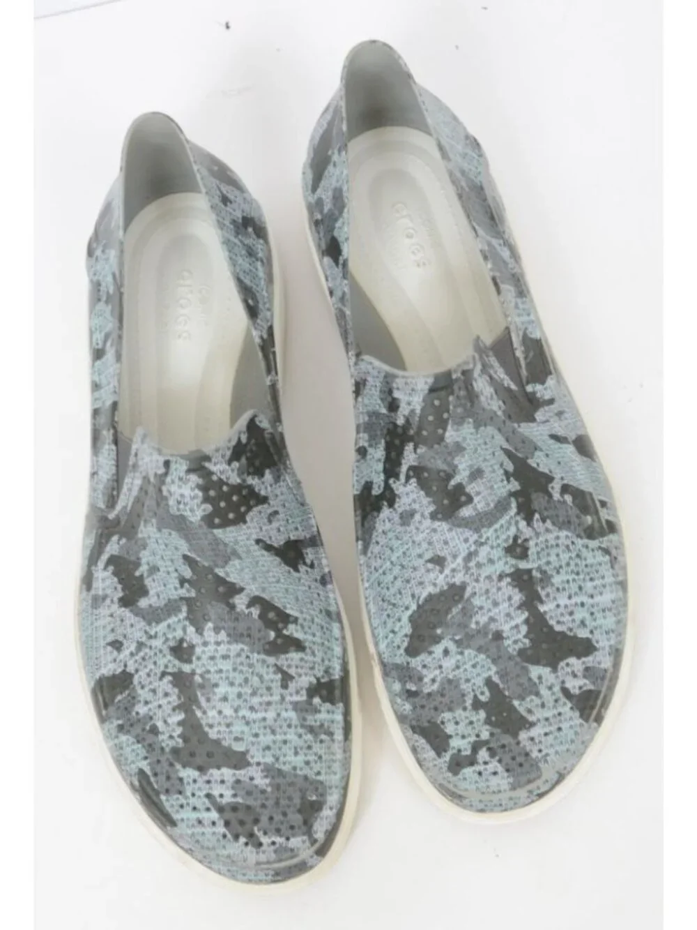 Crocs Men's 13 Citilane Roka Camo Camouflage Slip On Perforated Shoe Sneaker